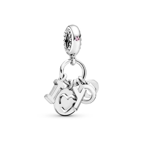 PANDORA I Love You Dangle Charm - Picture 1 of 4